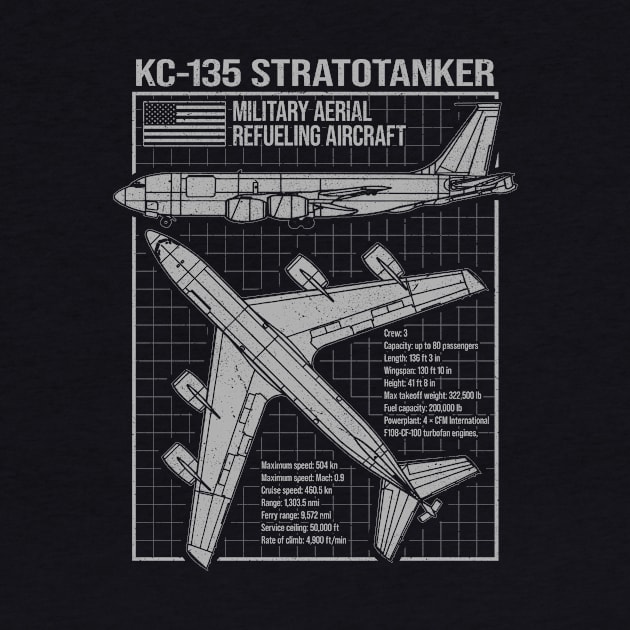 KC-135 Stratotanker Blueprint by BeesTeez